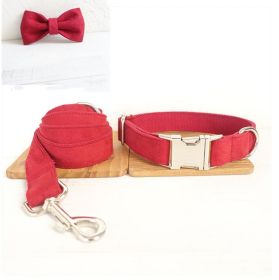 Pet Traction Collar Dog Collar (Option: Red Cset-XL)