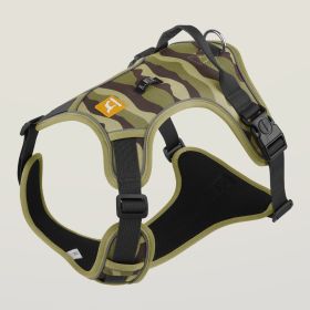 Dog Chest And Back Reflective Commuter Hand Holding Rope (Option: Army Green-XL)