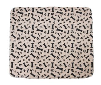 Three-layer Waterproof Pet Absorbent Pad (Option: Coffee-M)