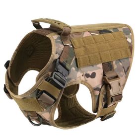 Pet Harness Luxury Dog Leash Set Chest Dog  Nylon Camouflage Dog Harness (Option: Camouflage-M)