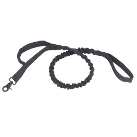 Elastic Buffer Of Outdoor Pet Traction Rope (Option: Black-100to140cm)